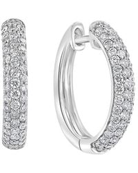 Effy Fine Jewelry - 14K 0.71 Ct. Tw. Diamond Earrings - Lyst