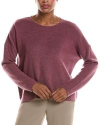 Eileen Fisher - Crew Wool Sweater - Lyst
