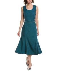 Pascale La Mode - Sleeveless Tweed Midi Dress - Lyst