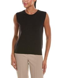 Oscar de la Renta - Wool Knit Tank Top - Lyst