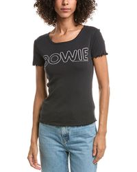 Chaser Brand - David Bowtie Glitter Soft Baby Rib Issaa T-Shirt - Lyst