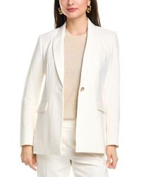 Anne Klein - One-Button Peak Lapel Jacket - Lyst