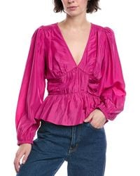 Sea - Fabiola Silk Top - Lyst