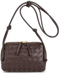 Tiffany & Fred Paris - Hand-woven Leather Crossbody - Lyst