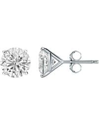 Forever Creations Signature - Forever Creations 14K 0.50 Ct. Tw. Lab Grown Diamond Studs - Lyst