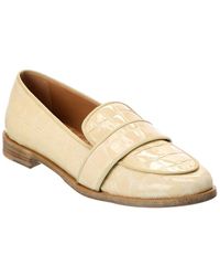 Aquazzura - Martin Croc-embossed Leather Loafer - Lyst