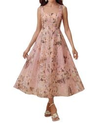 COLON DIANA - Midi Dress - Lyst