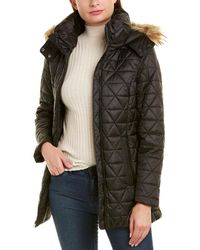 Miranda Chevron Quilted Down Coat 