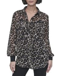 DKNY - Button Down Shirt - Lyst