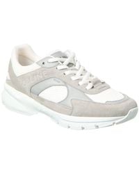 Celine - Cr-03 Suede & Mesh Sneaker - Lyst