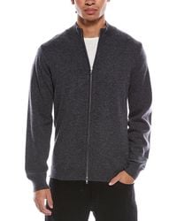 Brodie Cashmere - Zip Up Wool & Cashmere-Blend Funnel Neck Cardigan - Lyst