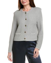 Hannah Rose - Textured Crop Cashmere-Blend Jacket - Lyst