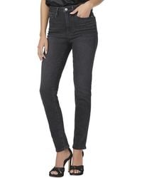 PAIGE - Gemma High Rise Slim Cigarette Jean - Lyst