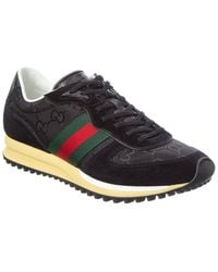 Gucci - Re-Motion Gg Canvas & Suede Sneaker - Lyst