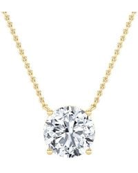 Lab Grown Diamonds - 14K 2.50 Ct. Tw. Lab-Grown Diamond Pendant - Lyst
