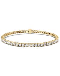 Lab Grown Diamonds - 14K 6.00 Ct. Tw. Lab-Grown Diamond Tennis Bracelet - Lyst