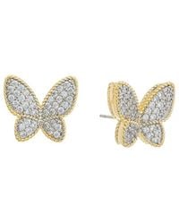 Juvell - 18k Plated Cz Studs - Lyst