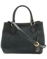 Prada - Jacquard Canvas & Leather Logo 2Way Tote (Authentic Pre-Loved) - Lyst