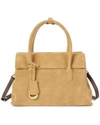 Tiffany & Fred Paris - Classic Suede Top Handle Bag - Lyst
