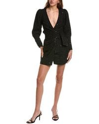 Diane von Furstenberg - Lana Wrap Wool-Blend Mini Dress - Lyst
