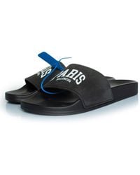 Balenciaga - Rubber Paris Print Pool Slide (Authentic Pre-Loved) - Lyst