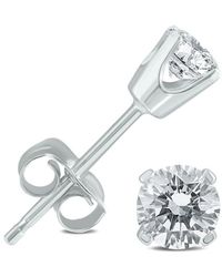 True Diamond - 14k 0.37 Ct. Tw. Diamond Studs - Lyst