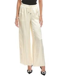Jonathan Simkhai - Elliat Straight Leg Silk Pant - Lyst