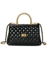Tiffany & Fred Paris - Quilted Leather Satchel - Lyst