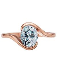 Lab Grown Diamonds - 14K Rose 1.00 Ct. Tw. Lab-Grown Diamond Ring - Lyst