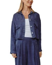 Bella Dahl - Button Down Cropped Shirt - Lyst
