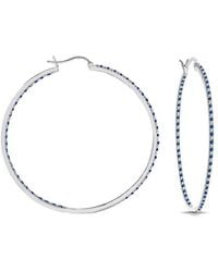 Rachel Glauber - Plated Hoop Earrings - Lyst