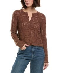 FRAME - Frame The Crochet Cardigan - Lyst