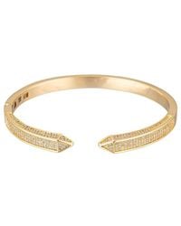 Eye Candy LA - The Luxe Collection Titanium Cz Spike Cuff Bracelet - Lyst