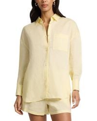 Onia - Air Linen-Blend Boyfriend Shirt - Lyst