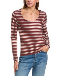 Three Dots - Double Layer Front Panel T-Shirt - Lyst
