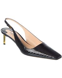 Tom Ford - Snake-Embossed Leather Slingback Pump - Lyst