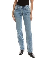 Rag & Bone - Harlow Mid-rise Full-length Delancey Straight Jean - Lyst