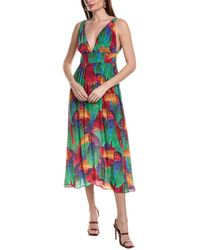 FARM Rio - Painted Toucans Midi Dress - Lyst