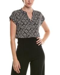 Vince Camuto - V-Front Placket Blouse - Lyst