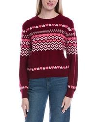 Brodie Cashmere - Love Fairisle Wool & Cashmere-Blend Sweater - Lyst