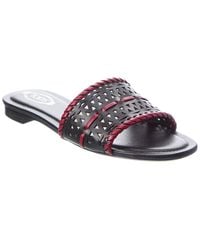 Tod's - Leather Sandal - Lyst