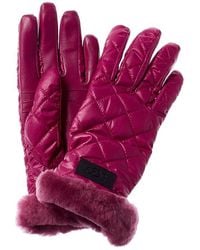 purple ugg gloves