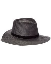 Vince - Wide Brim Straw Fedora - Lyst