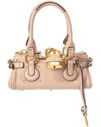Chloé - Paddington Small Grained Leather Shoulder Bag - Lyst