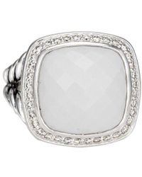 David Yurman - 0.34 Ct. Tw. Diamond & Agate Albion Ring (Authentic Pre-Owned) - Lyst
