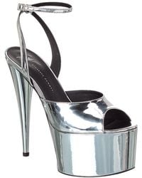 Giuseppe Zanotti - Khalifa 90 Patent Platform Sandal - Lyst