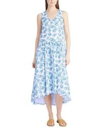 Draper James - Skipper V-Neck Midi Dress - Lyst