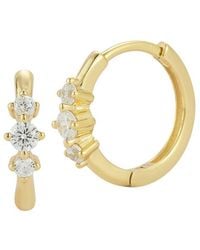Glaze Jewelry - 14K Plated Cz Earrings - Lyst