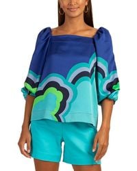 Trina Turk - Relaxed Fit Veil Top - Lyst