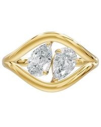 Lab Grown Diamonds - 18K Plated 1.08 Ct. Tw. Lab-Grown Diamond Ring - Lyst
